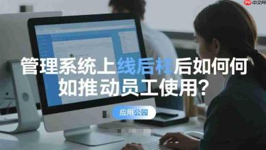 管理系统上线后如何推动员工使用?