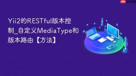 yii2的restful版本控制_自定义mediatype和版本路由【方法】