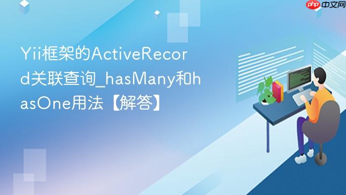 yii框架的activerecord关联查询_hasmany和hasone用法【解答】
