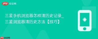 三星手机浏览器怎样清历史记录_三星浏览器清历史方法【技巧】