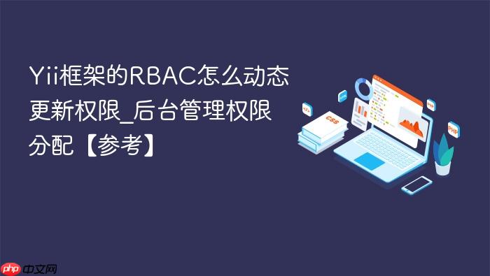 yii框架的rbac怎么动态更新权限_后台管理权限分配【参考】