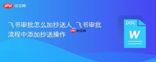 飞书审批怎么加抄送人_飞书审批流程中添加抄送操作
