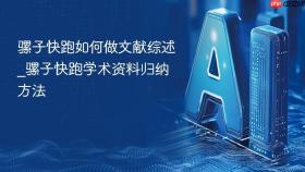 骡子快跑如何做文献综述_骡子快跑学术资料归纳方法