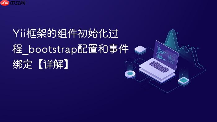yii框架的组件初始化过程_bootstrap配置和事件绑定【详解】