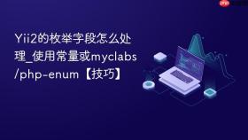 Yii2的枚举字段怎么处理_使用常量或myclabs/php-enum【技巧】
