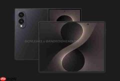 三星Wide Fold宽折叠屏外观设计曝光 后置双摄镜头