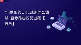 Yii框架的URL规则怎么调试_查看路由匹配过程【技巧】
