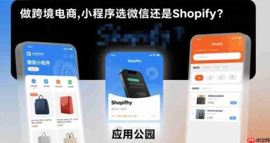 做跨境电商,小程序选微信还是Shopify?