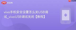 vivo手机安全设置怎么关USB调试_vivoUSB调试关闭【教程】