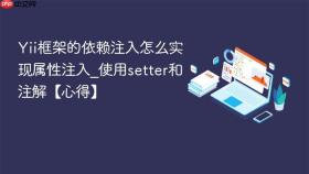 yii框架的依赖注入怎么实现属性注入_使用setter和注解【心得】