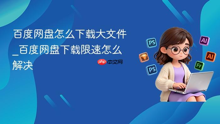 百度网盘怎么下载大文件_百度网盘下载限速怎么解决