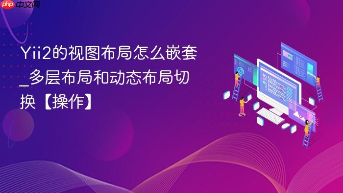 yii2的视图布局怎么嵌套_多层布局和动态布局切换【操作】