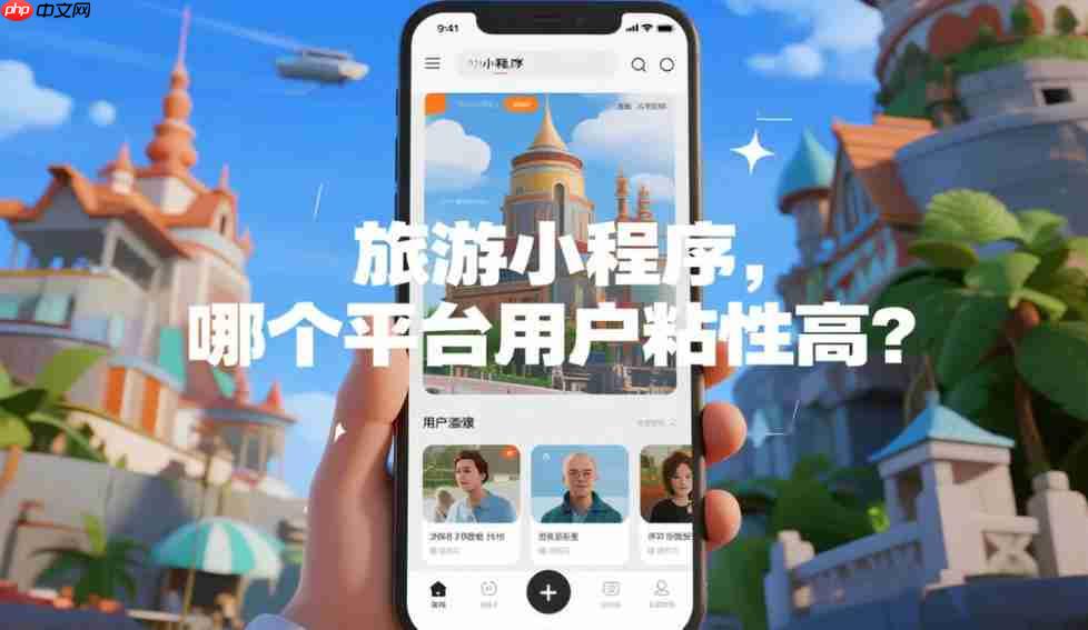 旅游小程序,哪个平台用户粘性高?