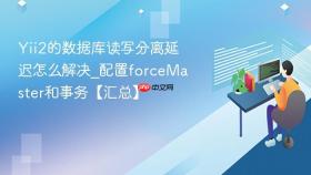 Yii2的数据库读写分离延迟怎么解决_配置forceMaster和事务【汇总】