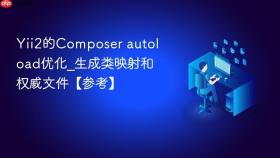 yii2的composer autoload优化_生成类映射和权威文件【参考】