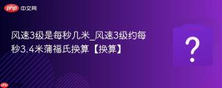 风速3级是每秒几米_风速3级约每秒3.4米蒲福氏换算【换算】