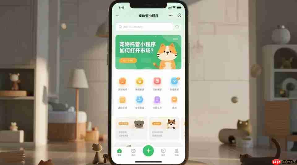 宠物托管小程序如何打开市场?
