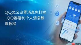 qq怎么设置消息免打扰_qq群聊和个人消息静音教程