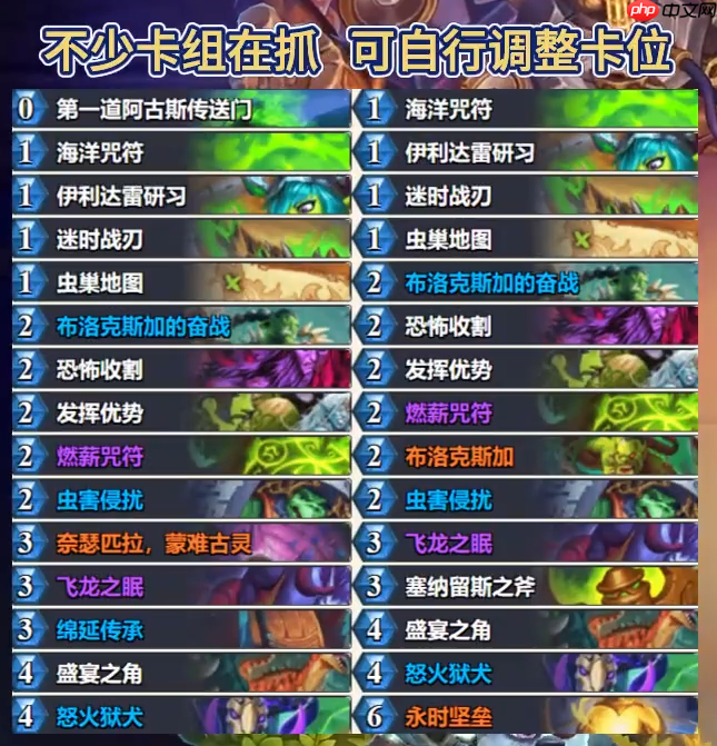 炉石传说标准法术瞎卡组怎么搭配-炉石标准法术瞎卡组4月2026