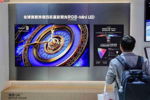 Q1海信RGB-MiniLED电视领跑市场:份额近八成,TOP10单品榜独占七席