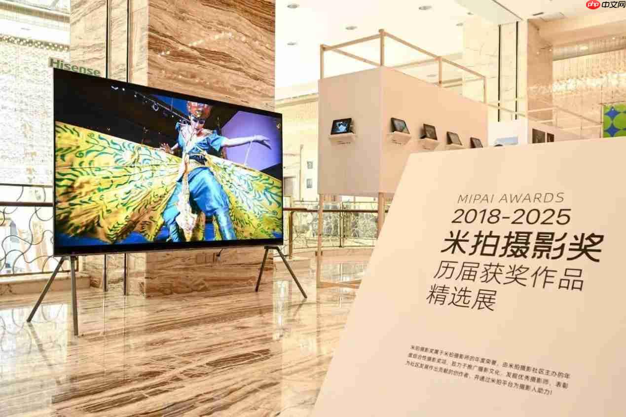 海信百吋电视助力米拍摄影展:影像艺术遇上顶尖显示科技
