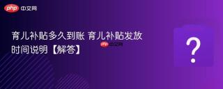 育儿补贴多久到账 育儿补贴发放时间说明【解答】
