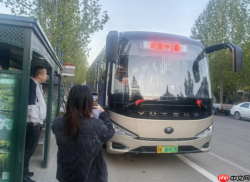 京津首条跨省公交启动试运行