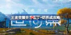 王者荣耀世界伽罗+铠怎么玩-王者荣耀世界伽罗+铠配队养成攻略
