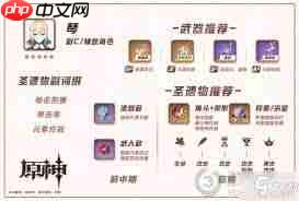原神琴平民圣遗物如何挑选