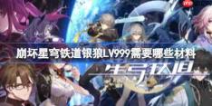 崩坏星穹铁道银狼LV999需要哪些材料-崩铁4.2银狼LV999培养材料整理