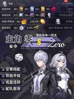 异环主角要怎么培养-异环主角出装与配队推荐