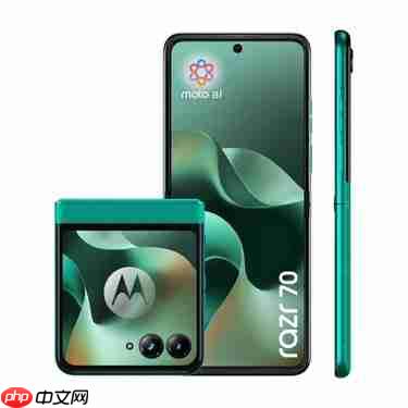 摩托罗拉Razr 70高清渲染图曝光 配色与材质细节揭晓