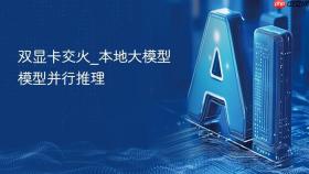双显卡交火_本地大模型模型并行推理
