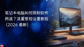 笔记本电脑如何限制软件网速？流量管控设置教程 (2026 最新)