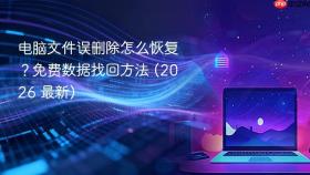 电脑文件误删除怎么恢复?免费数据找回方法 (2026 最新)