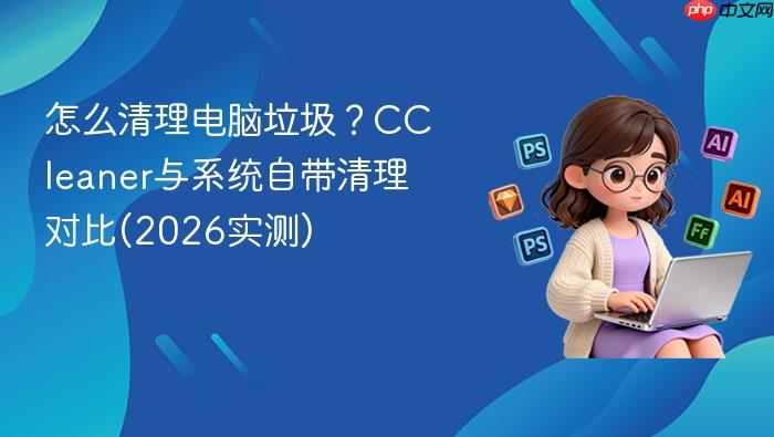怎么清理电脑垃圾?ccleaner与系统自带清理对比(2026实测)
