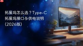 拓展坞怎么选？Type-C拓展坞接口与供电说明(2026版)