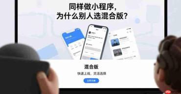 同样做小程序,为什么别人选混合版?