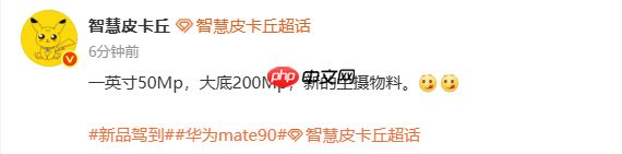 华为Mate 90系列再度曝光 1英寸超大底主摄 9月问世?
