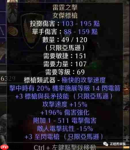 暗黑2重制版纯电直闪法师BD怎么加点-暗黑2重制版纯电直闪法师加点攻略