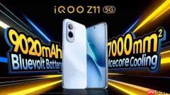 iQOO Z11系列手机全球发布 最高配备9020mAh电池