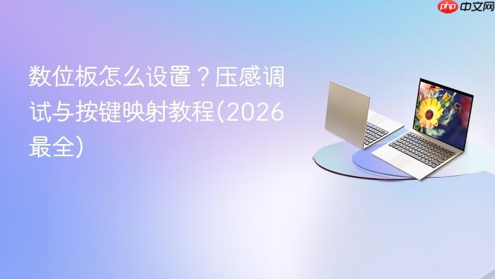 数位板怎么设置？压感调试与按键映射教程(2026最全)