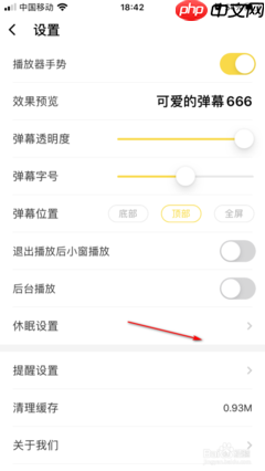 企鹅体育手机版如何设置将弹幕字号调大显示