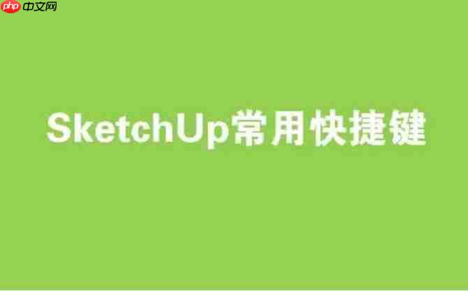 sketchup快捷键不能使用如何解决