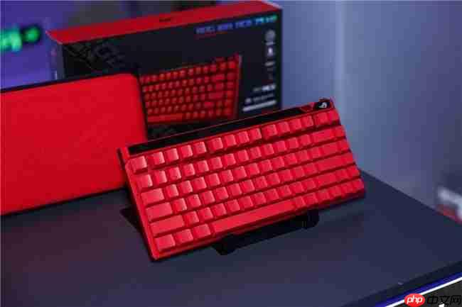 2026 ROG DAY&新品发布会圆满收官,ROG魔导士Ace 75 HE熔岩红键盘惊艳全场