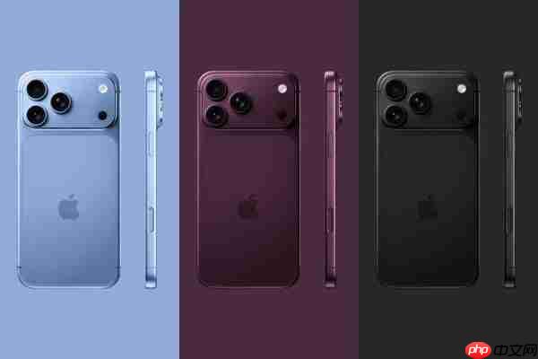 iPhone 18 Pro系列新配色曝光：含暗樱桃色、浅蓝色