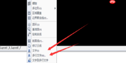 autoCAD2010如何进行文字输入