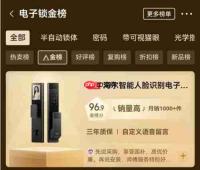 618京东电子锁金榜：海尔智能门锁S3、T15上榜