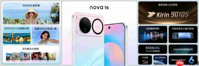 华为nova 16系列价格出炉:全系起售价为2999元!