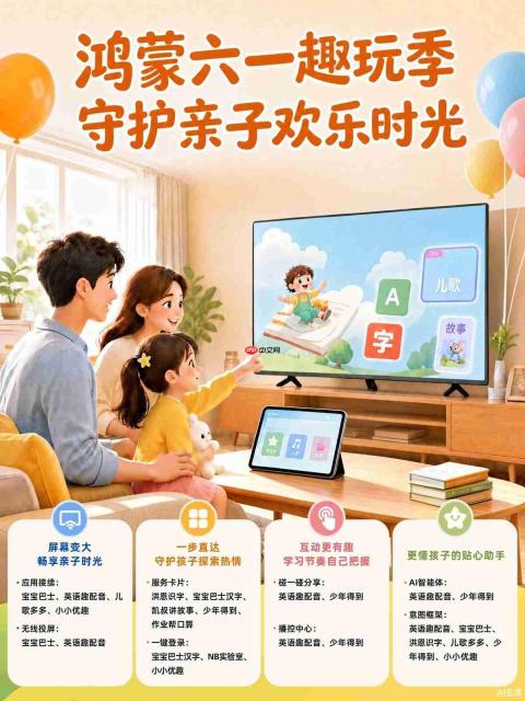 高质量陪娃过六一指南:10+鸿蒙应用让亲子时光更温馨